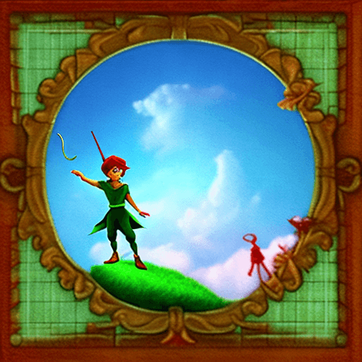 AI generated: Peter pan 