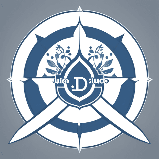 AI generated: Logo. Estudio Jurídico. Utilizando las iniciales "D A S". Con colores sobrios y elegantes. Que trans...