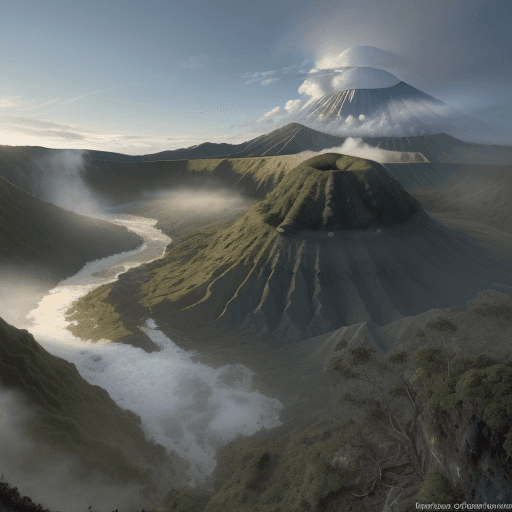 AI generated:  Imagine a detailed and photorealistic image of a cascading waterfall nestled in the heart of the BR...