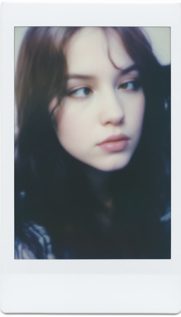 AI generated: Girl, polaroid_24, color polaroid fujifilm