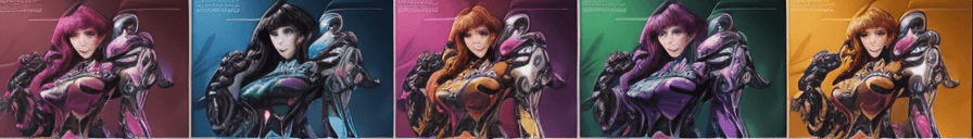 AI generated: Breathtaking , Vibrant colors , velvet poster style , portrait robotech, award-winning , professiona...