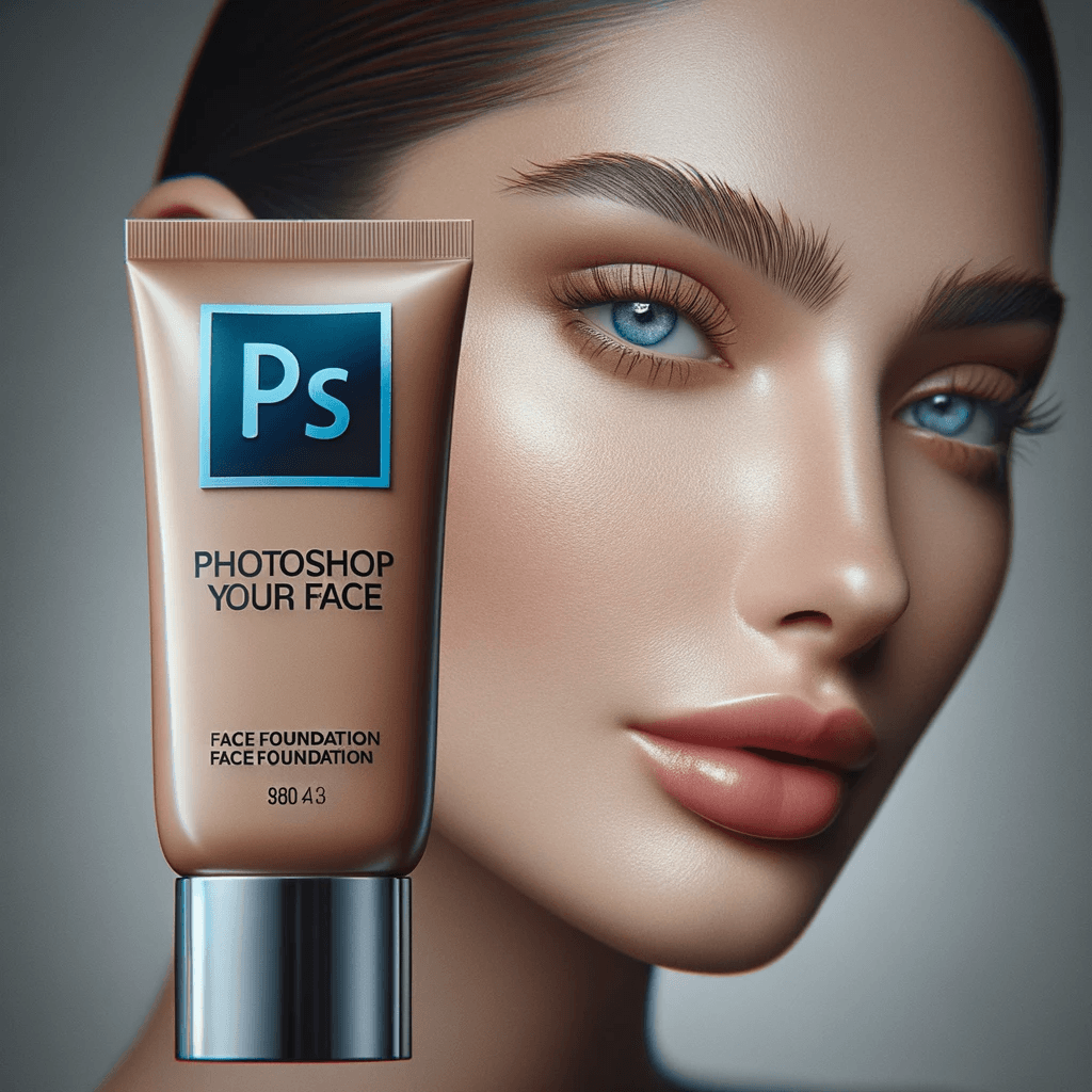 AI generated: Product Photography: A hyper-realistic, aesthetic image, presented in a 2:3 ratio, capturing a face ...