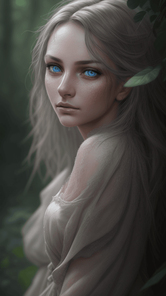 AI generated: RAW photo, photography, photorealistic, 8k vibrant photograph of woman in nature, ultra detail, fine...