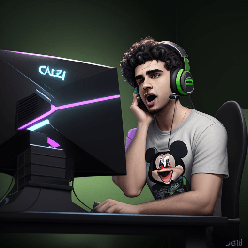 AI generated: Make a Disney Pixar inspired movie poster with the title Celej Zivot Free. A dark curly haired male ...