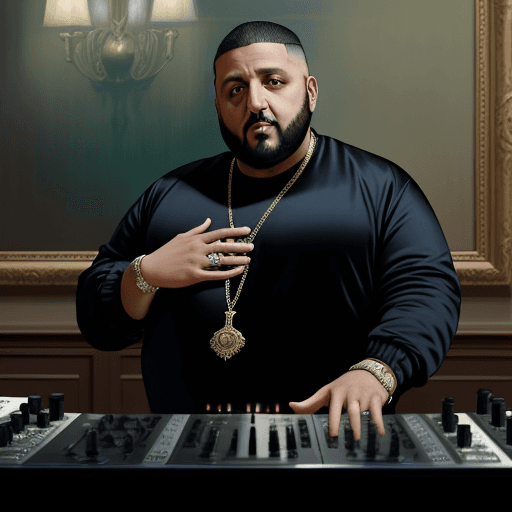 AI generated: DJ khaled in an Edward Hooper painting, nanite rendering