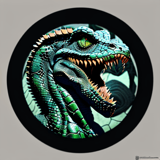 AI generated: beautiful concept art of a evil looking reptilian , hard scaly cold  matte skin panels with symmetri...
