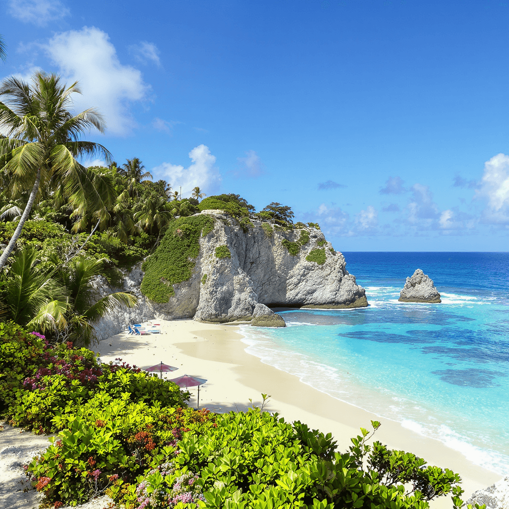 AI generated: Saiko Intelli, tropica beach
