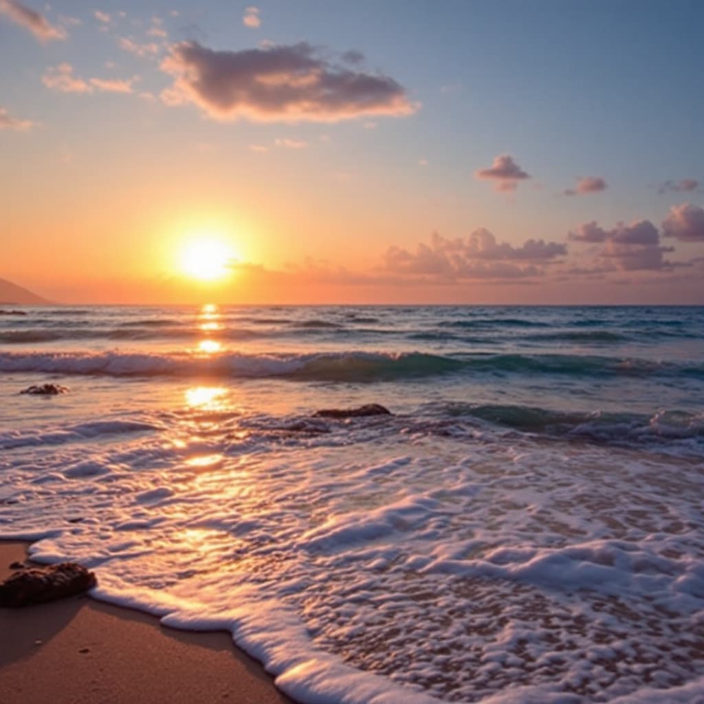 AI generated: kimk, beach, sunset