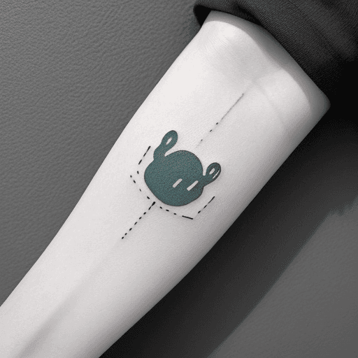 AI generated: Tattoo design that symbolically represents the concepts of  cat, cactus, trust, road, and sea in a m...