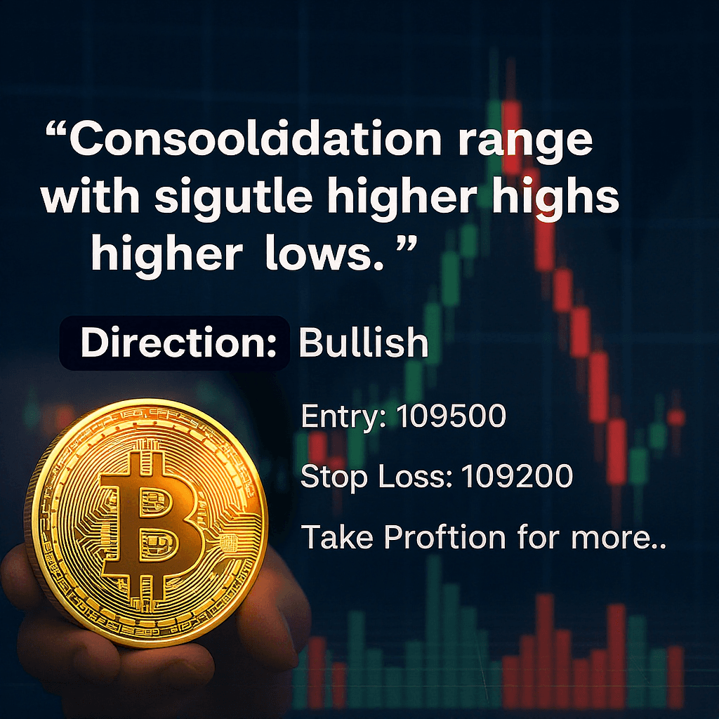 AI generated: an image 1080px by 1920px,with realistic BTC chart as background, include in the left buttom this im...