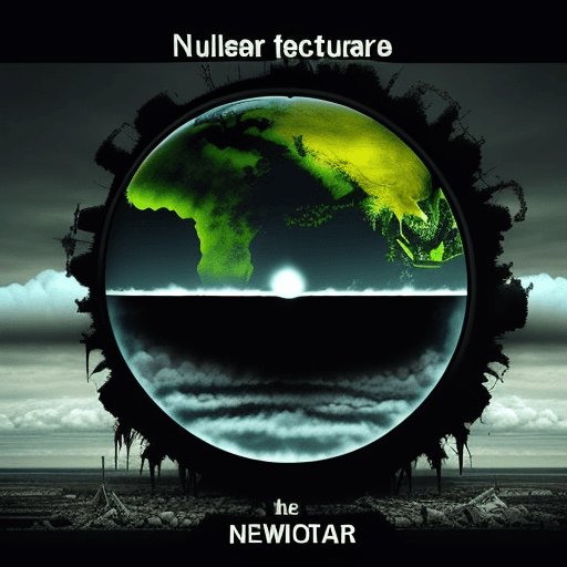 AI generated: nuclear and time, destroyed the environment, the new future opposite