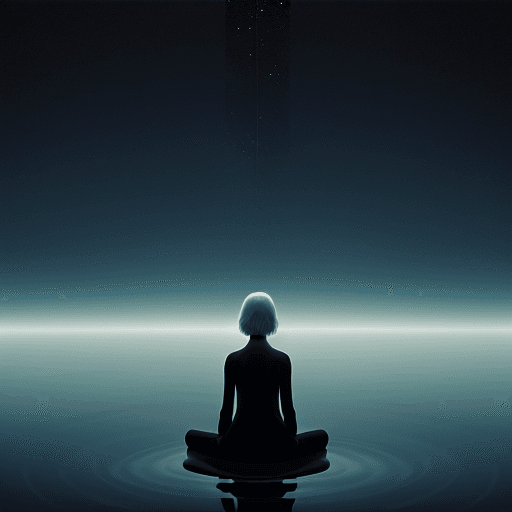 AI generated: In the void, there's peace,
Nothing stirs the calm, just space,
Silence, pure and deep.
