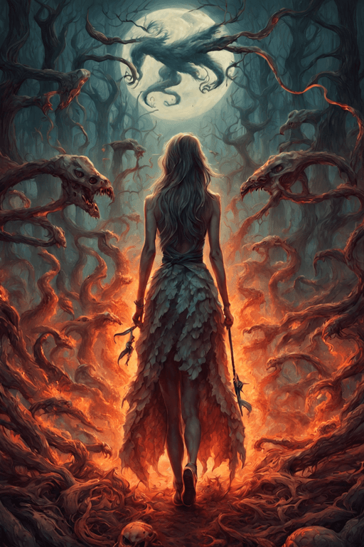 AI generated: The human world is distorted and now similar to Surrealism, lies have become truth, fairy tales beco...
