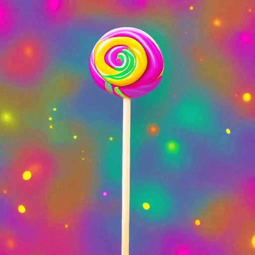 AI generated: A unique Lollypop that make you immediately think about funk music on a colourful background.
The gu...
