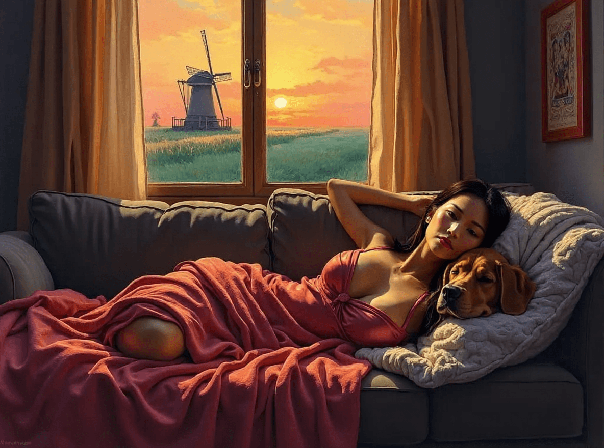 AI generated: Une belle femme asiatique