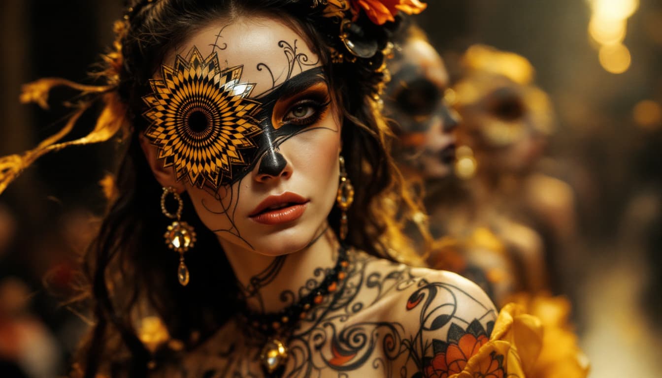 AI generated: "Professional photograph, fine art style, warm tones with slight darkness, soft focus, 6.5mm f/8 len...