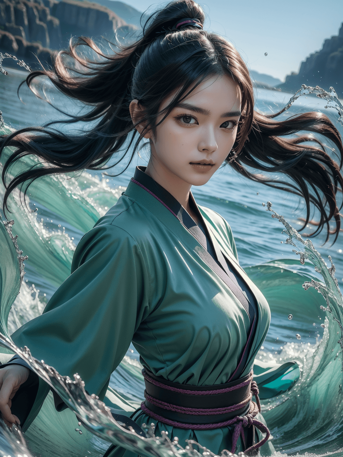 AI generated: Masterpiece, Ultrarealistic, High Definition, wide angle, (Alchemy of Souls kdrama):1. 5, (Nak-su, G...
