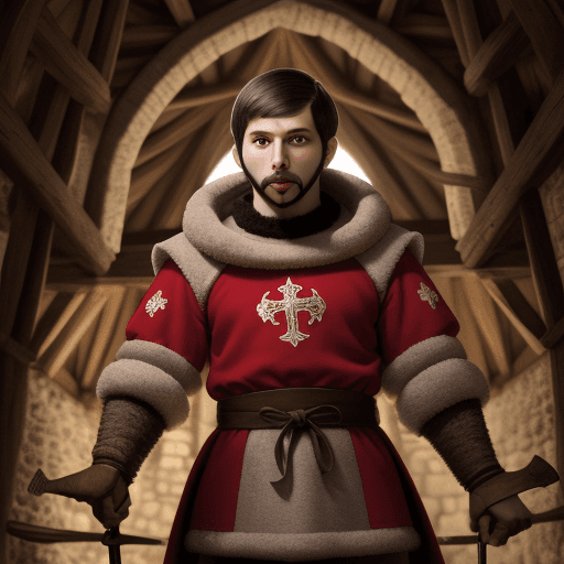 AI generated: oso medieval