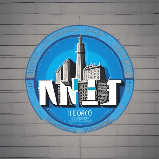 AI generated: A logo for a new website named "Neo-Télégraphe". This website is a directory of all the shops in the...