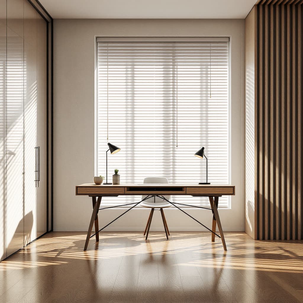 AI generated: architectural photography, perspective, visualize a sophisticated and contemporary interior through ...