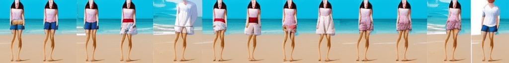 AI generated: beach clothes
