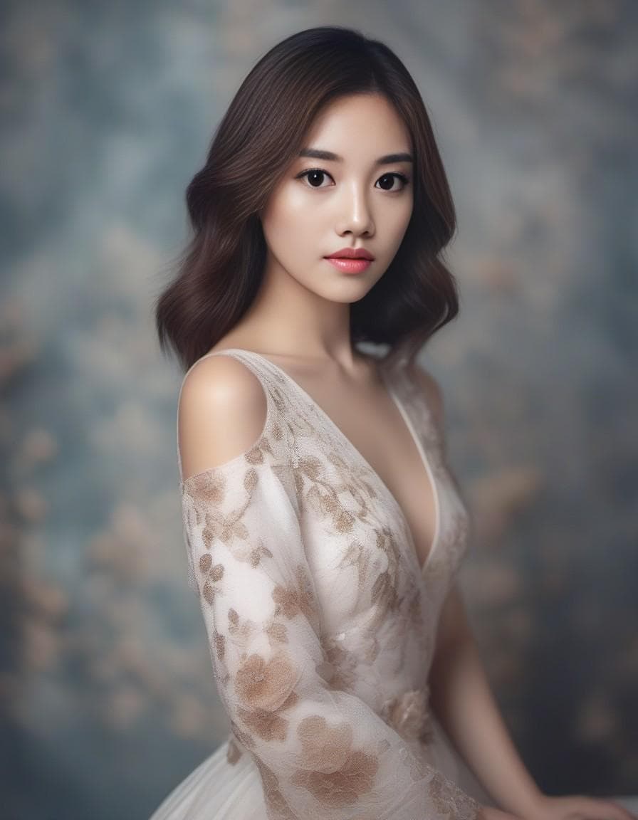 AI generated: beautiful face, surealism