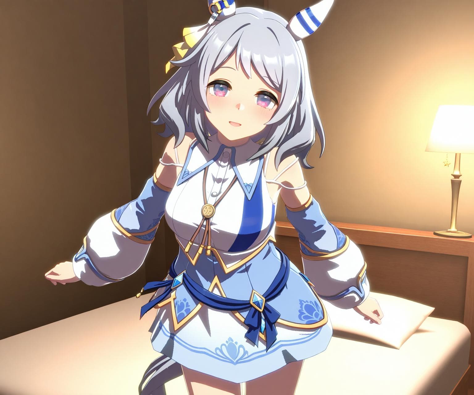 Hishi Miracle (Umamusume) in game style 3D ILL-v2