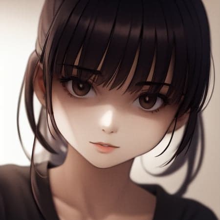 Shaded face (eyes in shadow)