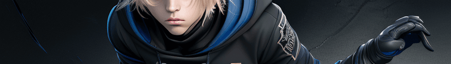 AI generated: masterpiece, best quality, (genshin impact), bob hair, freminet, 1boy, male focus, gloves, solo, blu...