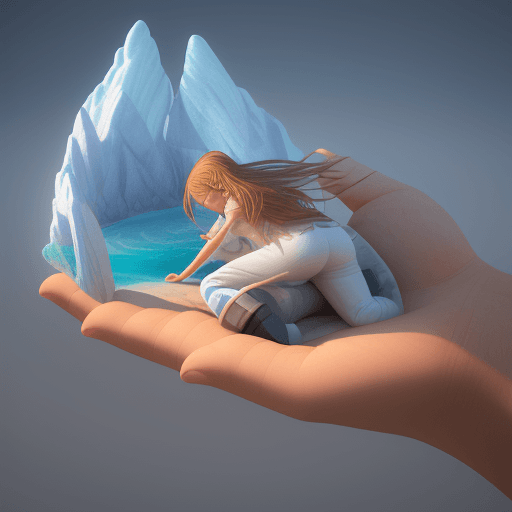 AI generated: 3D Illustration, dreaming, Dreams come true