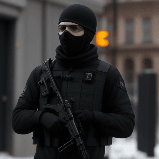 AI generated: The FSB operative is on a special assignment