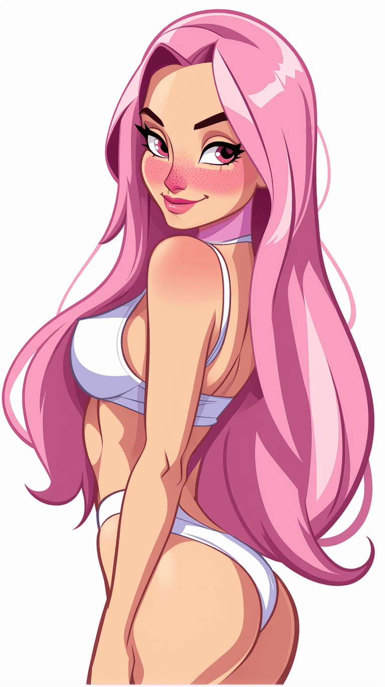 AI generated: sexy cartoon girl