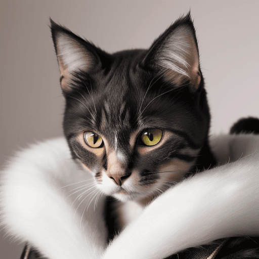 AI generated: Cute cat, realistic, with fur
