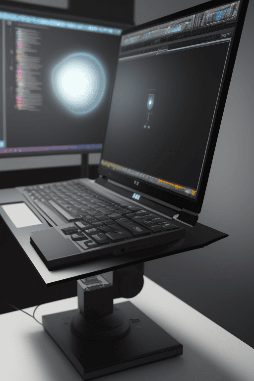 AI generated: The computer on which people will draw in the future in 20 years, , ultra-realistic, maximum detail,...