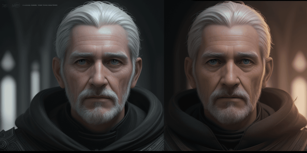 AI generated: a man who grows older as time passes , timeline ,  intricate artwork . octane render, trending on ar...