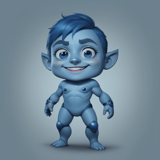 AI generated: animation, cute character, in hero outfit, big eyes, smiling, small nose, full body, fictional chara...