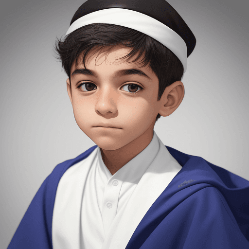 AI generated: Make the same photo and replace the Instagram logo with the Instagram logo and the boy with a 13-yea...