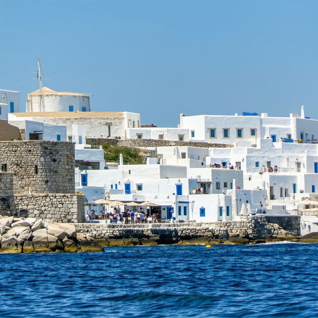 AI generated: a photo of mykonos