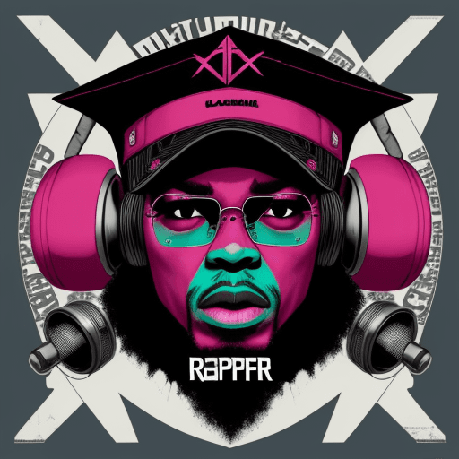 AI generated: Rapperfunk, Next Era lyricist, Logo