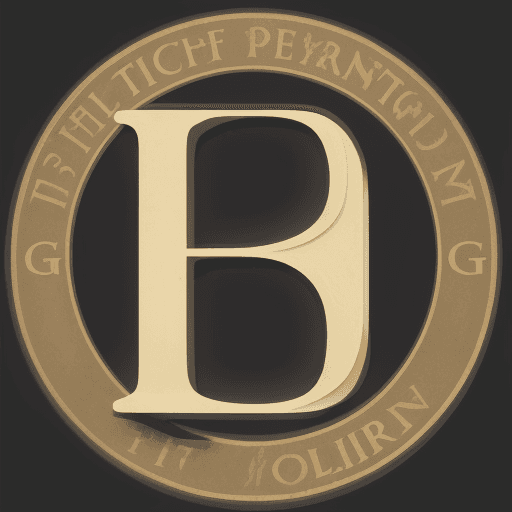 AI generated: a logo with the letter G and P