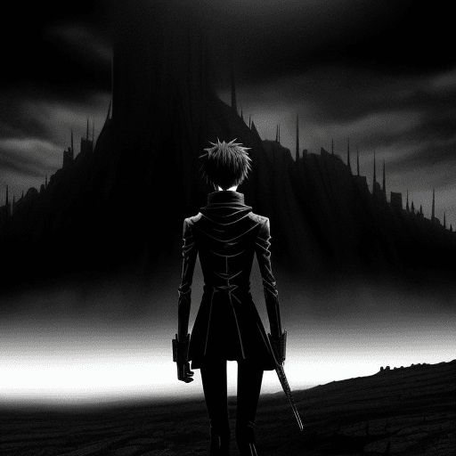AI generated: photo of really dark landscape, inspired in the manga blame! , with a really menacing atmosphere, al...