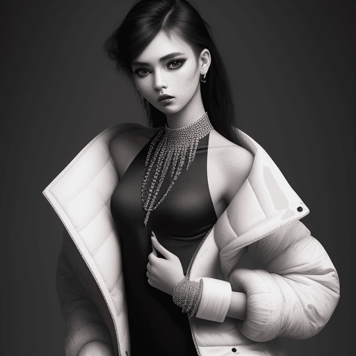 AI generated: fashion model, editorial photography --ar 1:2 --style raw --stylize 750