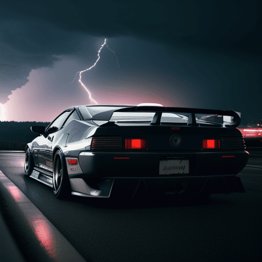 AI generated: High resolution photography, dreamy, jdm car, asthetic. 8k atmosphere, 8k lightning