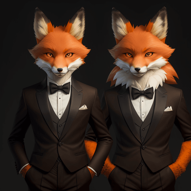 AI generated: high quality art by studio ghibli, moody lighting, anthropomorphic male fox, teenager, orange fur an...