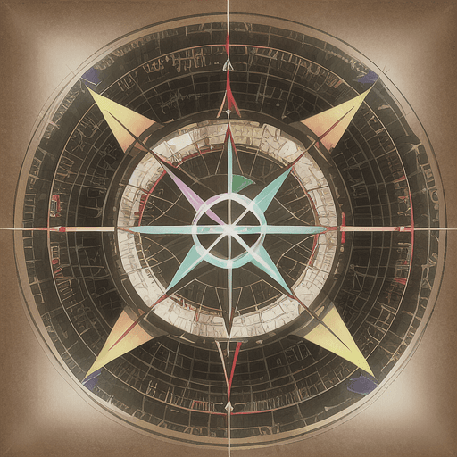 AI generated: hyper realistic compass