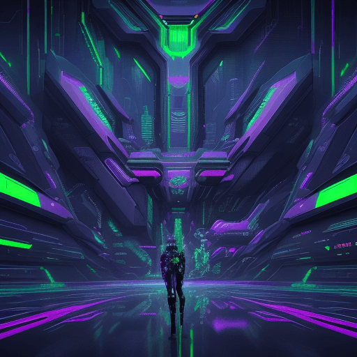 AI generated: Techno Jungle |::0. A futuristic interpretation of silicon computer chips::10. A digital artwork wit...