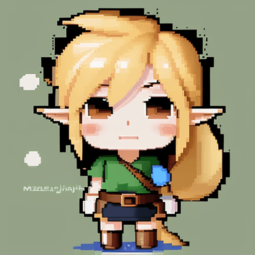 AI generated: 180x180 pixel picture of a chibi style character of the person in this link https://www.instagram.co...