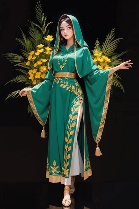 Embroidered Burqa Dress