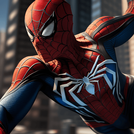 AI generated: Spider man in dynamics, highly detailed, packed with hidden details, style, high dynamic range, hype...