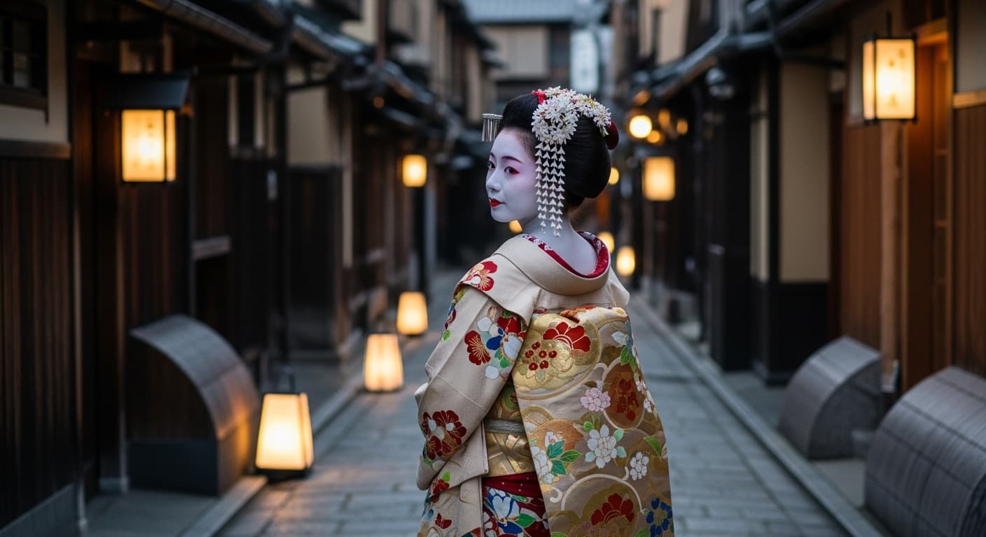 AI generated: The Geisha
